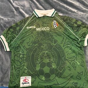 Garcis Mexico Green Soccer Jersey